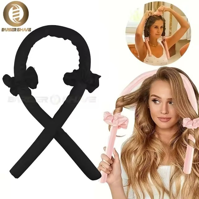 Heatless Silk Curling Headband –  Soft Overnight Curls