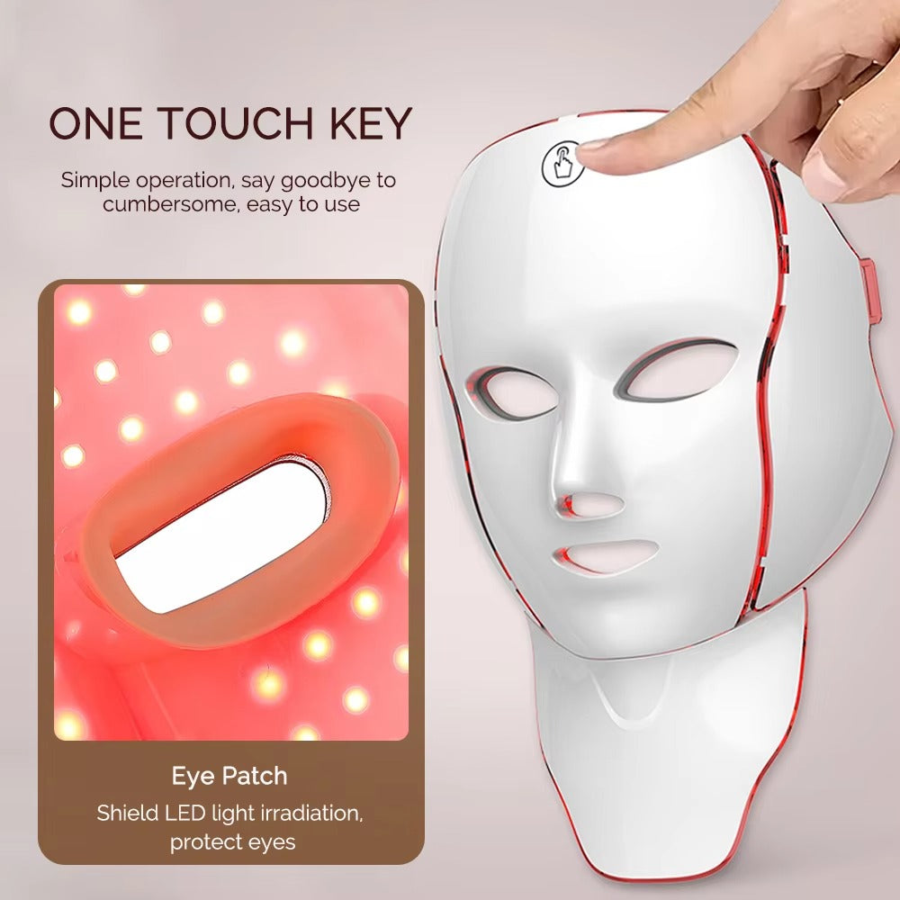 LED Face Mask – Anti-Aging Skin Tightening Light Therapy
