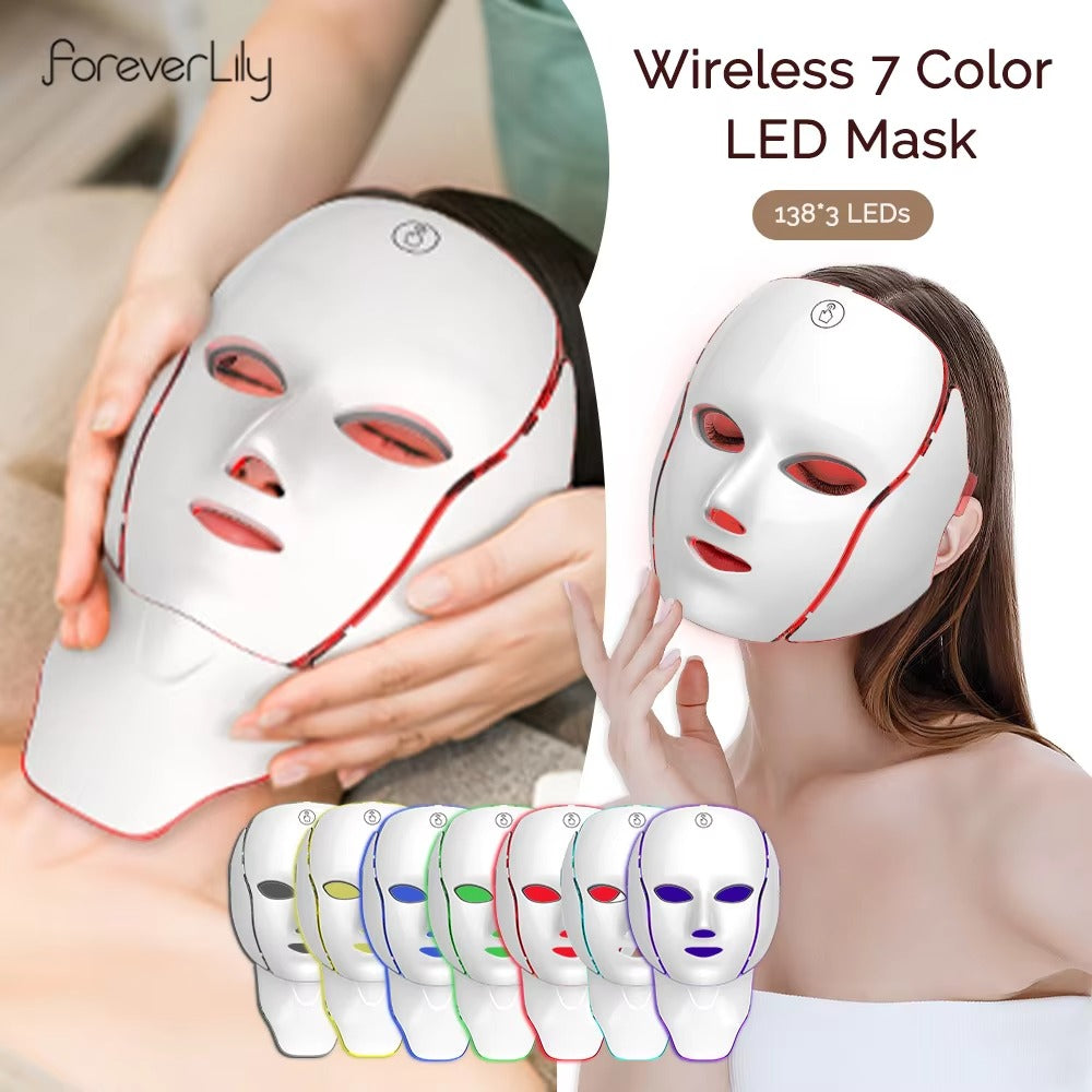 LED Face Mask – Anti-Aging Skin Tightening Light Therapy